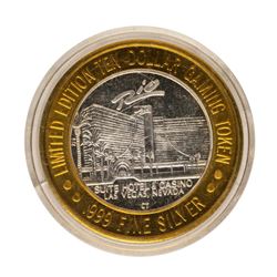 .999 Fine Silver Rio Las Vegas, Nevada $10 Limited Edition Gaming Token