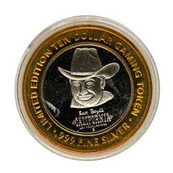 .999 Fine Silver Sam Boyd's California Casino $10 Limited Edition Gaming Token