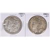 Image 1 : Lot of (2) 1883-S $1 Morgan Silver Dollar Coins