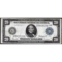 1914 $20 Federal Reserve Note Cleveland