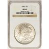 Image 1 : 1880 $1 Morgan Silver Dollar Coin NGC MS63