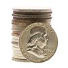 Image 1 : Roll of (20) Brilliant Uncirculated 1958-D Franklin Half Dollar Coins