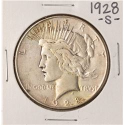 1928-S $1 Peace Silver Dollar Coin