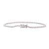 Image 2 : 18KT White Gold 2.25 ctw Diamond Bracelet