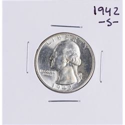 1942-S Washington Quarter Coin