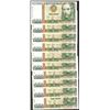 Image 1 : Lot of (10) 1988 Peru Mil Intis Uncirculated Bank Notes