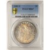 Image 2 : 1881-S $1 Morgan Silver Dollar Coin PCGS MS67 Nice Toning
