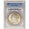 Image 1 : 1890 $1 Morgan Silver Dollar Coin PCGS MS63