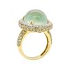 Image 4 : 18KT Yellow Gold 21.95 ctw Green Tourmaline, Green Sapphire and Diamond Ring