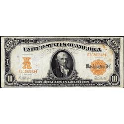 1907 $10 Gold Certificate Note