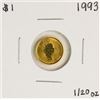 Image 1 : 1993 $1 Canada Maple Leaf 1/20 oz Gold Coin