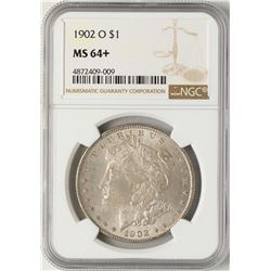 1902-O $1 Morgan Silver Dollar Coin NGC MS64+