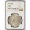 Image 1 : 1902-O $1 Morgan Silver Dollar Coin NGC MS64+