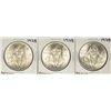 Image 1 : Lot of (3) 1978 Mexico Cien Pesos Silver Coins
