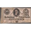Image 1 : 1864 Fifty Cents Confederate States of America Note