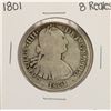 Image 1 : 1801 Mexico Carlous IIII 8 Reales Silver Coin