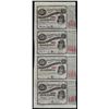 Image 1 : Uncut Sheet of (4) State of Louisiana Baby Bond Obsolete Notes