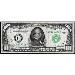 1934A $1,000 Federal Reserve Note Chicago