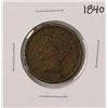 Image 1 : 1840 Braided Hair Large Cent Coin