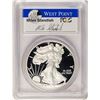 Image 1 : 2015-W $1 Proof American Silver Eagle Coin PCGS PR70DCAM W/Miles Standish Signat