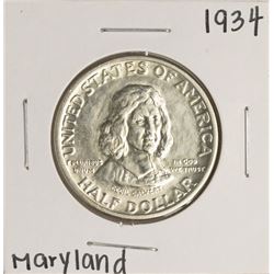 1934 Maryland Tercentenary Commemorative Half Dollar Coin