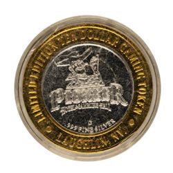 .999 Fine Silver Pioneer Laughlin, NV $10 Limited Edition Gaming Token