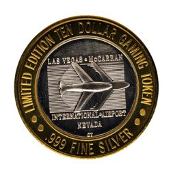 .999 Silver McCarran International Airport Las Vegas, NV $10 Limited Gaming Toke