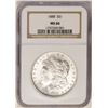 Image 1 : 1888 $1 Morgan Silver Dollar Coin NGC MS66