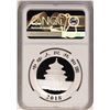 Image 2 : 2018 China Panda Silver Coin NGC MS70 Early Releases White Core