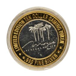 .999 Fine Silver Mirage Las Vegas, Nevada $10 Limited Edition Gaming Token