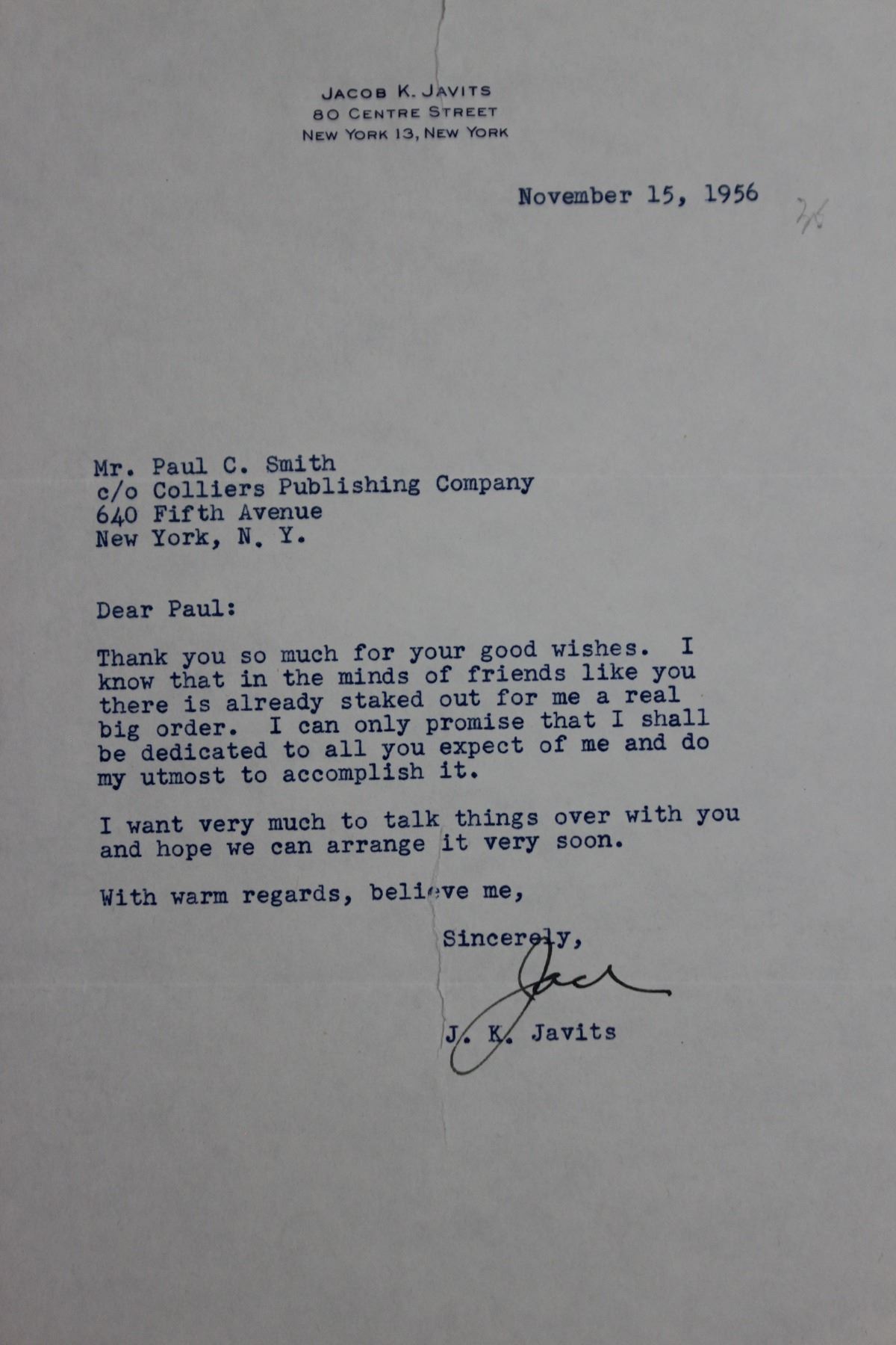 Harold L Ickes Letter Signed As U S Secretary Of The Interior 6 1 4 X 8 1 2 May 16 1946