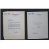 Image 1 : Two Richard Nixon Letters Signed "Dick" as U.S. Senator; each 10 1/2" x 8". Jan. 22 and 24, 1952