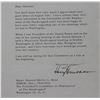 Image 2 : Harry S. Truman Printed Autograph on Personal Letterhead. One page, 10 1/2" x 8"; Sept. 5, 1962