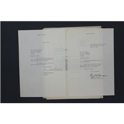 Selection Herbert Hoover and Paul Smith-related Letters and Carbon Copies etc.