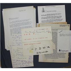 Lot of Paul C. Smith-related Ephemera and Letters incl. Autographs, etc.