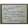 Image 3 : Herbert Hoover Christmas Card to Mr. Paul C. Smith, Dec. 1955