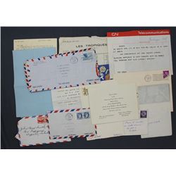 Lot of Paul C. Smith-related Ephemera and Letters incl. Mrs. W.R. Hearst Dinner Invitation etc.