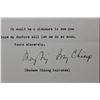 Image 3 : Mdme. Chiang Kai-shek Letter Signed on Personal Letterhead. One page, 8 3/4" x 6 1/2"; Aug. 23, 1952