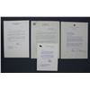 Image 1 : Lot of Four Letters incl. Signed Arleigh Burke, Alben W. Barkley, Chester Bowles (1951-1956)