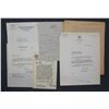 Image 1 : Lot of Letters incl. Signed Robert A. Lovett, Clair Engle, Richard L. Neuberger, etc.