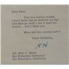 Image 2 : Herbert Hoover Letter Signed "H.H." as Former President. One page, 10 1/2" x 7 1/8"; May 1, 1952