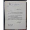 Image 2 : Philip L. Graham Letter Signed "Phil" as Washington Post Publisher. One page; Mar. 14, 1956