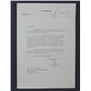Image 1 : Palmer Hoyt Letter Signed as Editor of The Denver Post. One page, 10 1/2" x 7 1/4"; July 28, 1953
