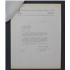 Image 1 : Larry Vinick Letter on Simon and Schuster Letterhead. One page, 11" x 8 1/2"; May 10, 1954