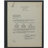 Image 1 : Harvey H. Shields Letter Signed . One page, 8 1/8" x 6 1/8"; January 7, 1955