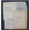 Image 1 : Two Gardner "Mike" Cowles and Two Fleur Cowles Typed Letters Signed; Political Commentary