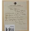 Image 2 : Bill Tilden Handwritten Letter on Savoy Hotel Letterhead. One page, 7 7/8" x 6 1/8"; With Photograph