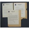 Image 1 : Three J. Edgar Hoover Letters, "Edgar" as FBI Director, ea. One page, 9 1/4" x 7"; Jan. - Oct. 1946