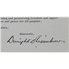Image 3 : Dwight D. Eisenhower Letter Signed as President. One page, 8 7/8" x 6 7/8"; November 9, 1956