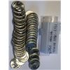 Image 1 : Brilliant Uncirculated Roll of 40 Total 1957-1964 Silver Quarters